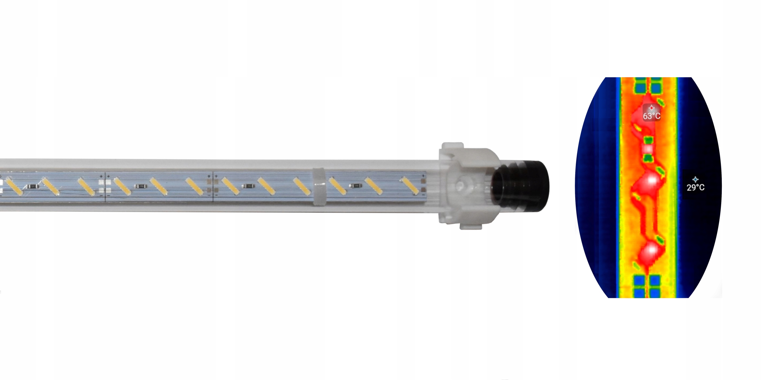 Levně Led Bílá 6500K zářivka 90cm akvárium Smd 8520
