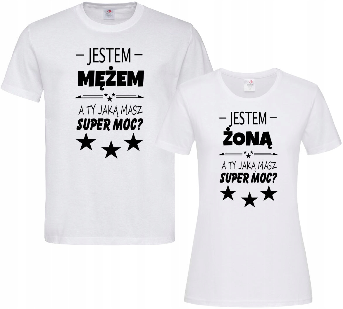 

Koszulk Jestem Żoną Mężem A Ty Jaką Masz Super Moc