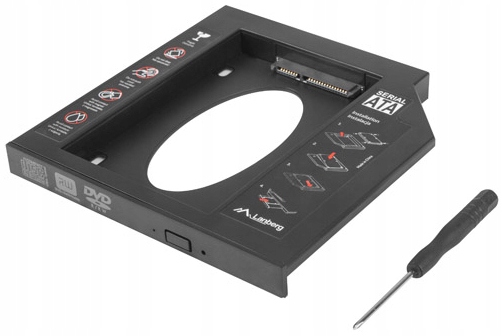 

Ramka Slim 5,25-2,5'' Hdd Ssd 9,5 12,7mm za CD/DVD