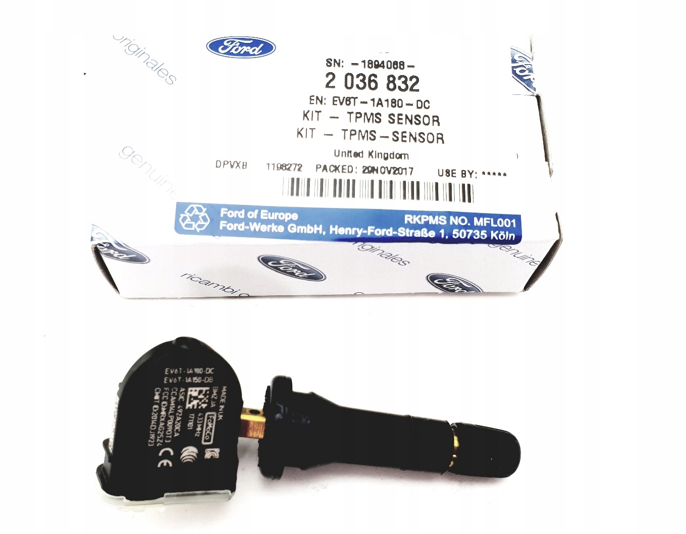 FORD B-MAX KUGA И II TPMS OE EV6T1A180 1862980