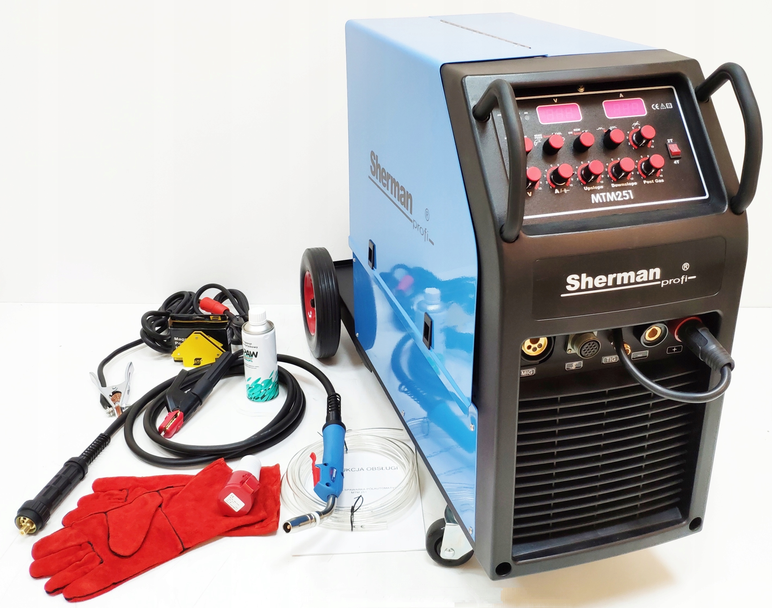 Spawarka 3w1 MIGOMAT TIG MMA 250A SHERMAN MTM 251 Kod producenta 251