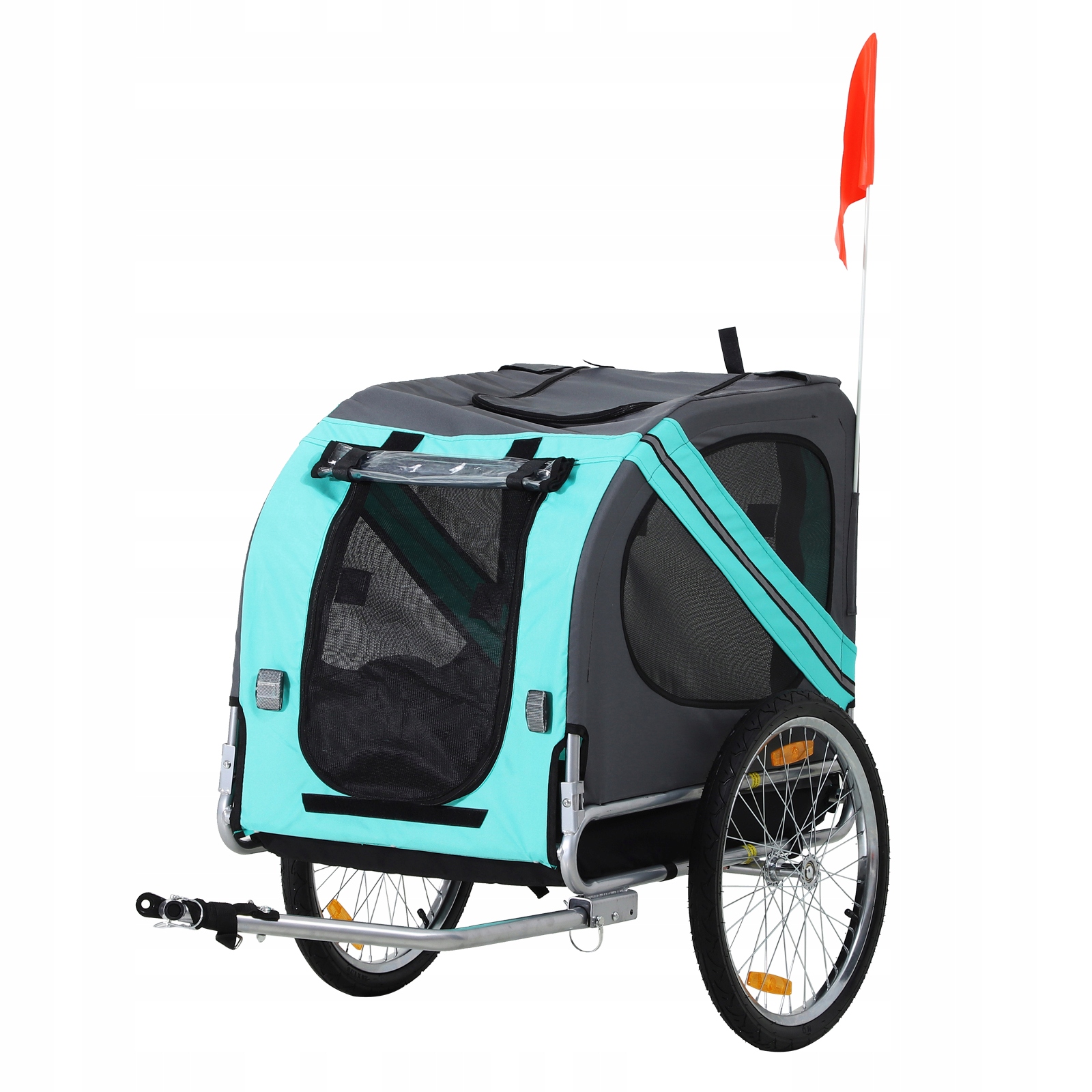 Přívěs Na Kolo Pro Psa, Modrý, Voděodolný