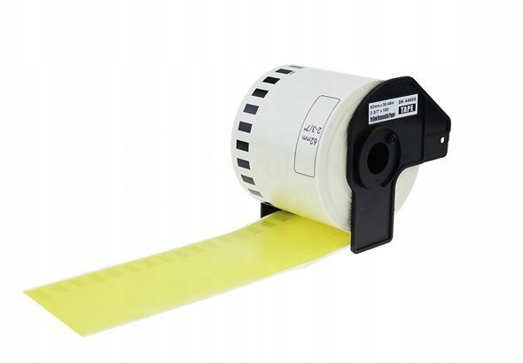 

Taśma do Brother Ql 62mm DK44605 ; DK-44605 żółta