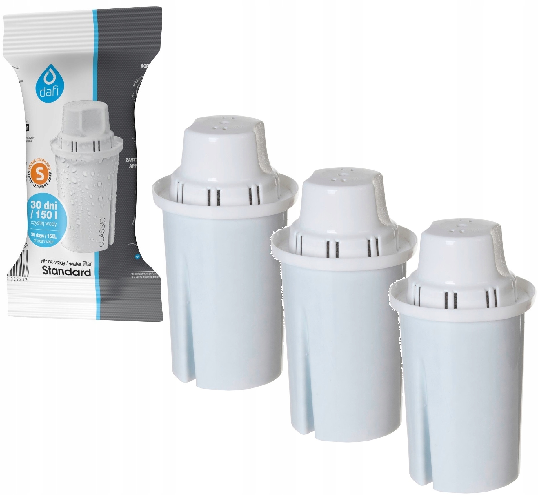 

Dafi wkład filtrujący Classic filtr wody 3szt 150l