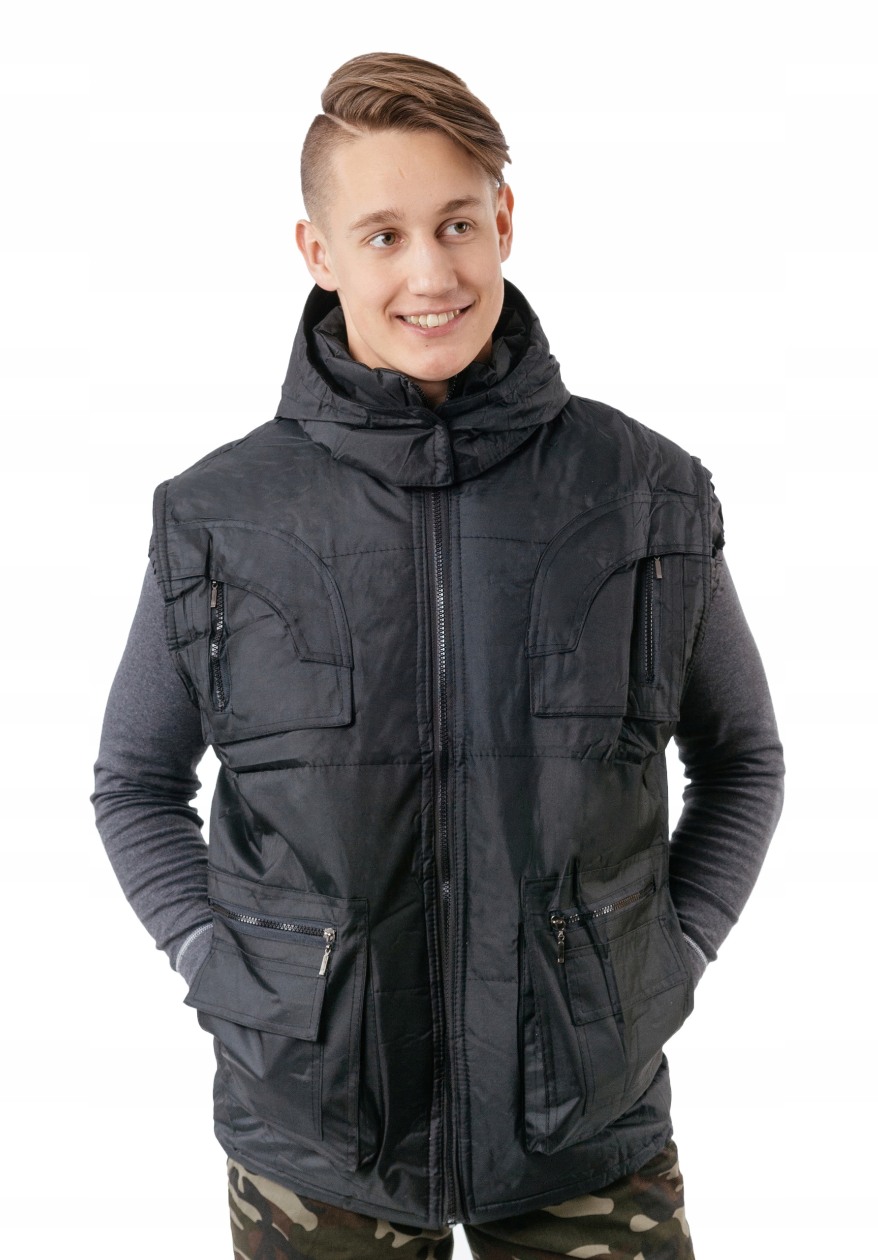 

Kamizelka Męska Ocieplana Bezrękawnik WW102-01 r L