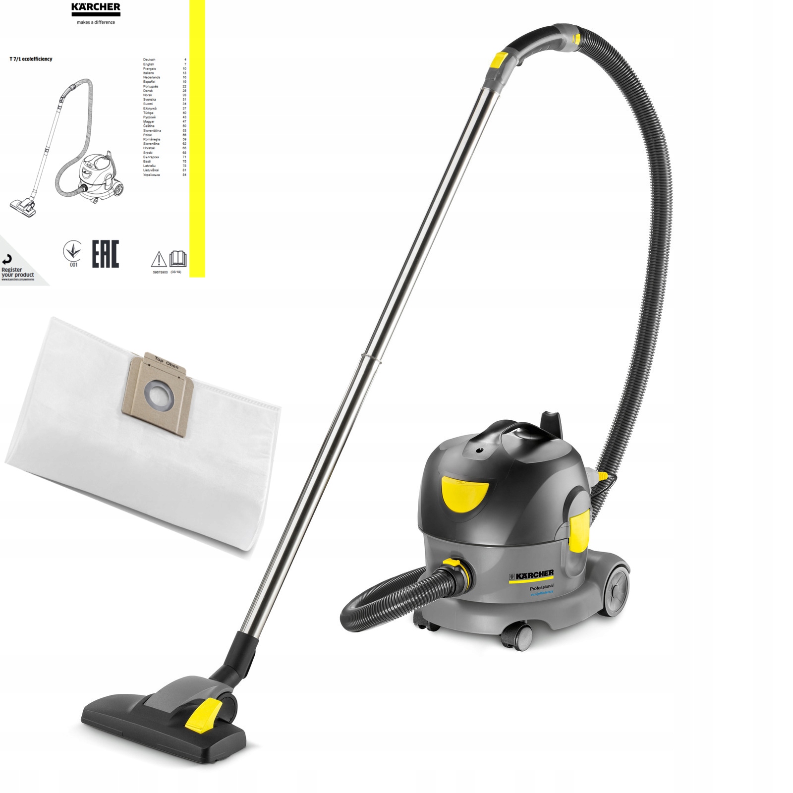 

Karcher T 7/1 Eco Odkurzacz biurowy, hotelowy Pro+