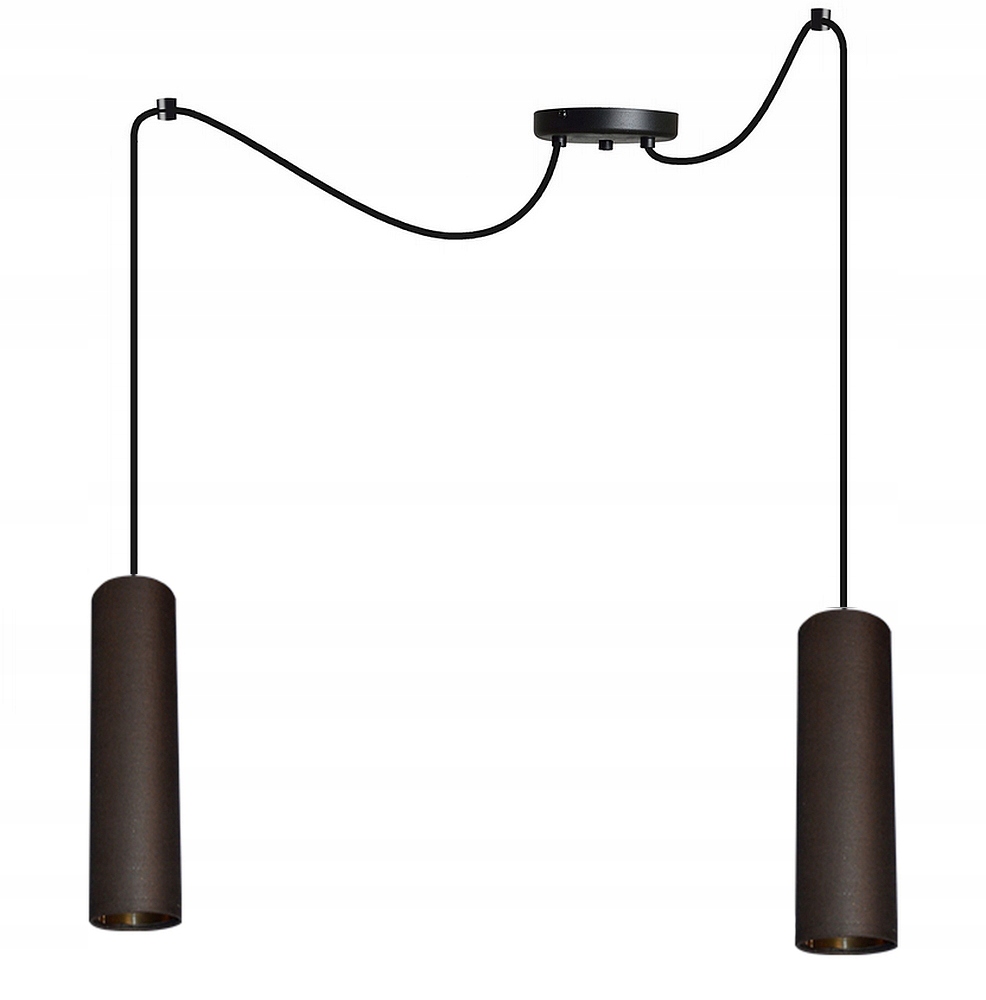

Lampa Tuba Pająk 2 Wisząca Sufitowa NOWOCZESNA4kol