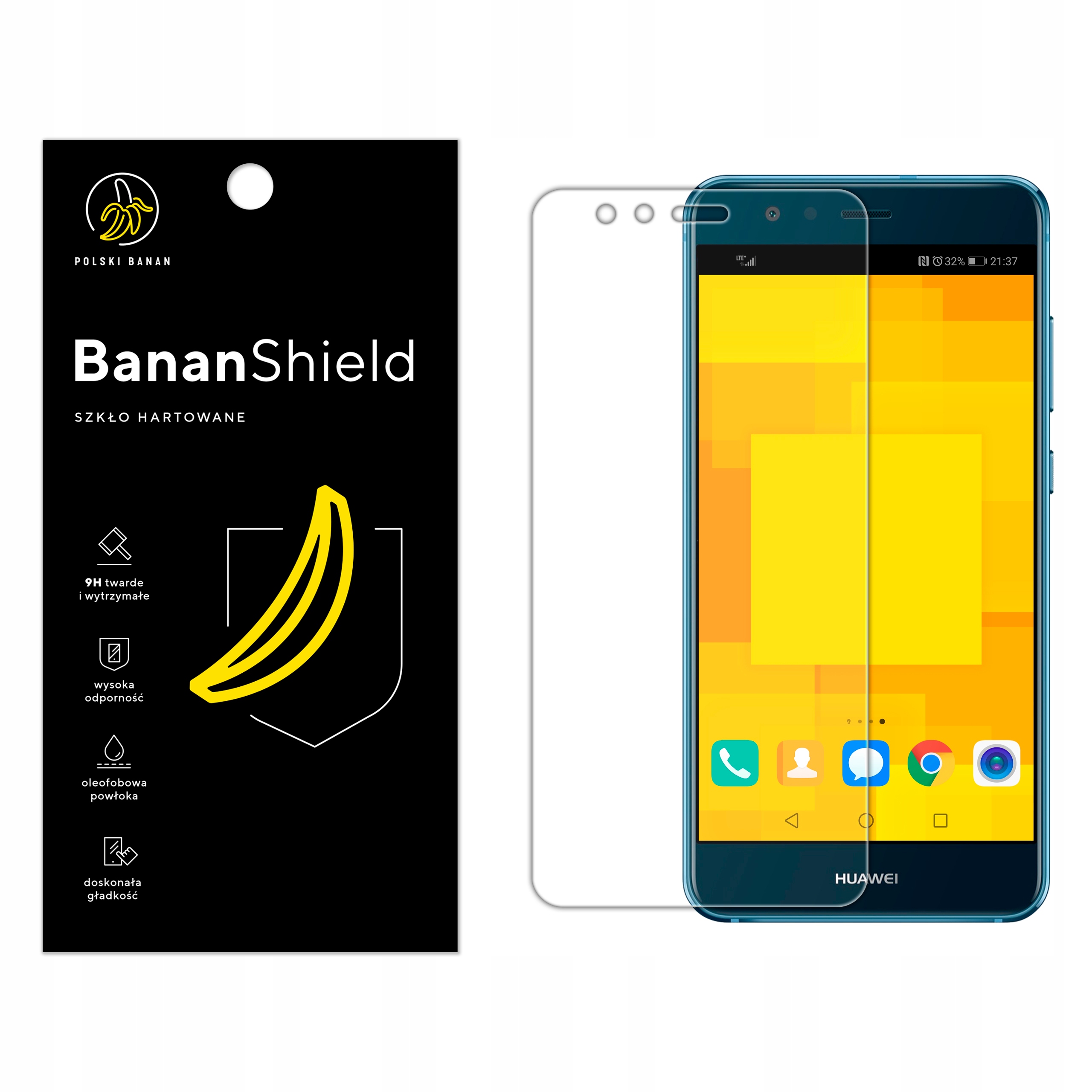 

Szkło Hartowane Polski Banan 9H do Huawei P10 Lite