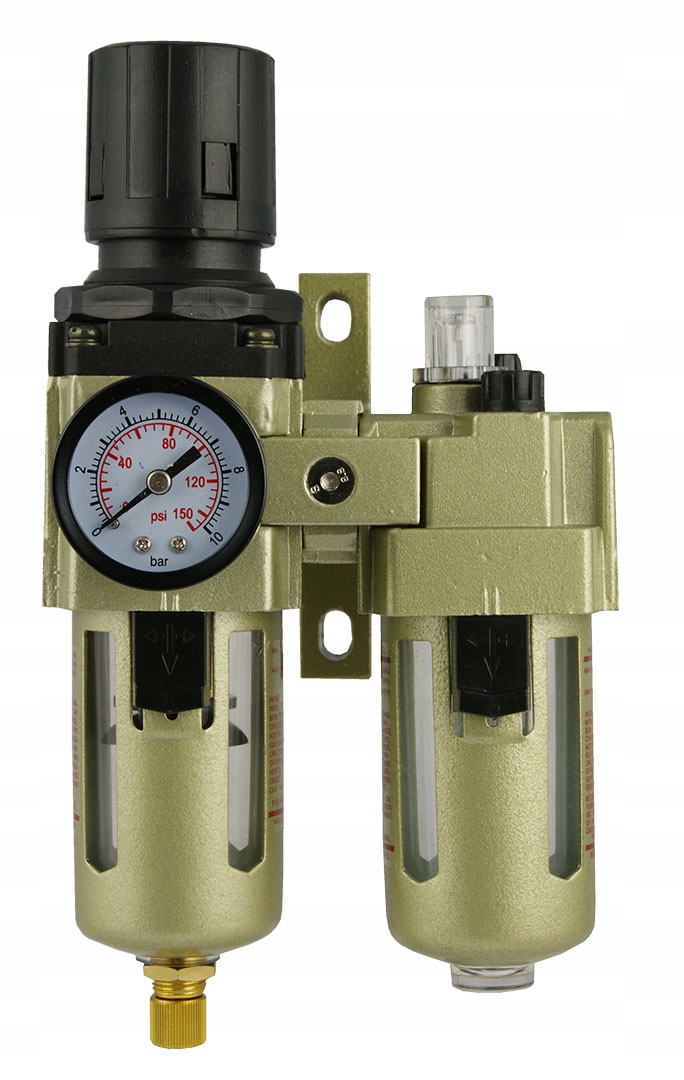 Filtr odwadniacz reduktor naolejacz 1/4 "