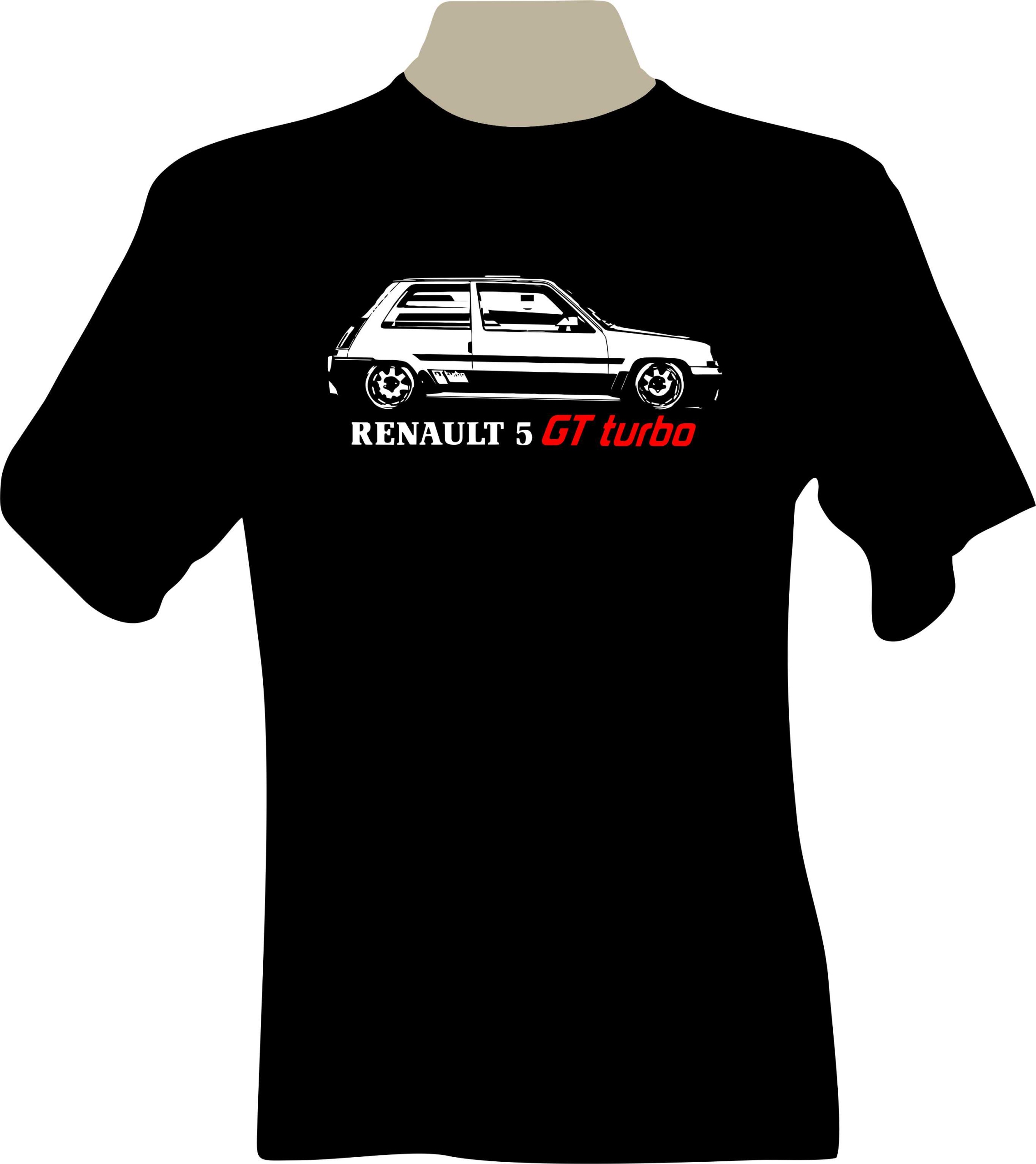 Футболка с принтом RENAULT 5 GT Turbo