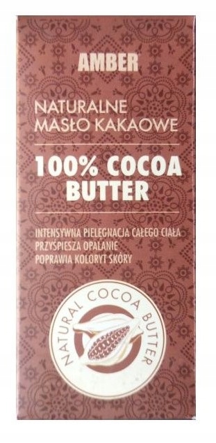 

Amber 100% Naturalne Masło Kakaowe W Sztyfcie 100G