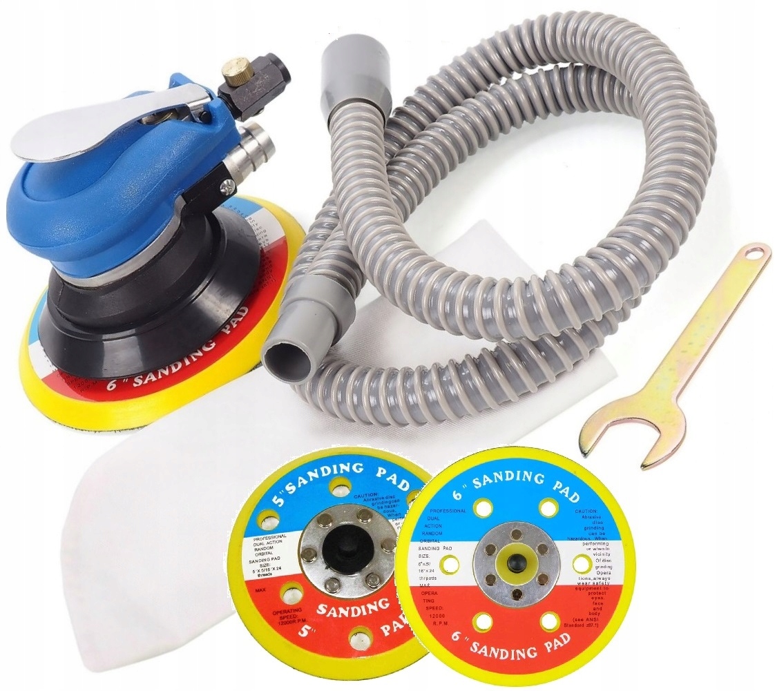 

Szlifierka Pneumatyczna Mimośrodowa 150+DYSK 125mm