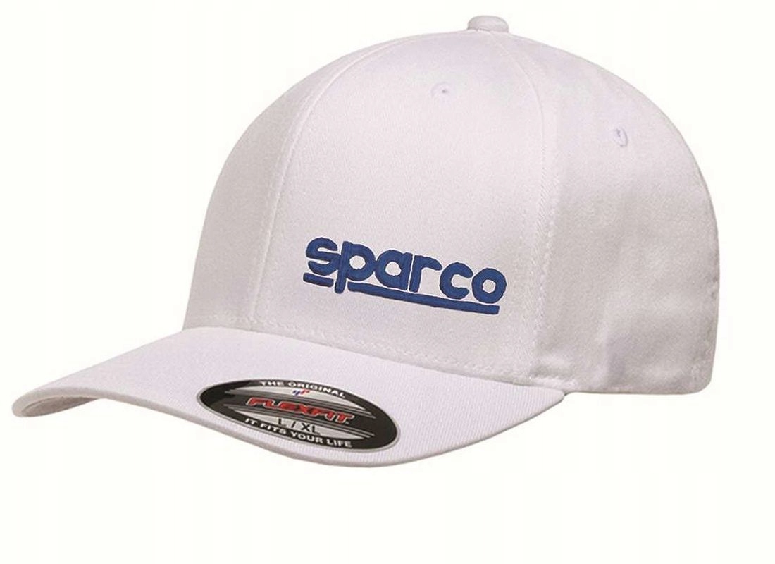 Бейсболка Sparco FlexFit белая L / XL