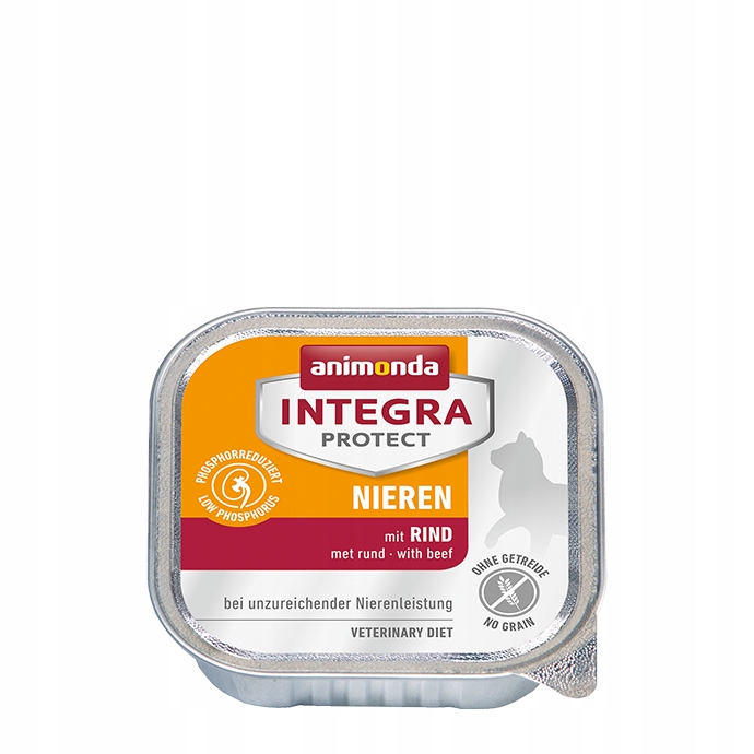 Animonda Integra Nieren Hovězí maso – mokré krmivo pro kočky – 100 g