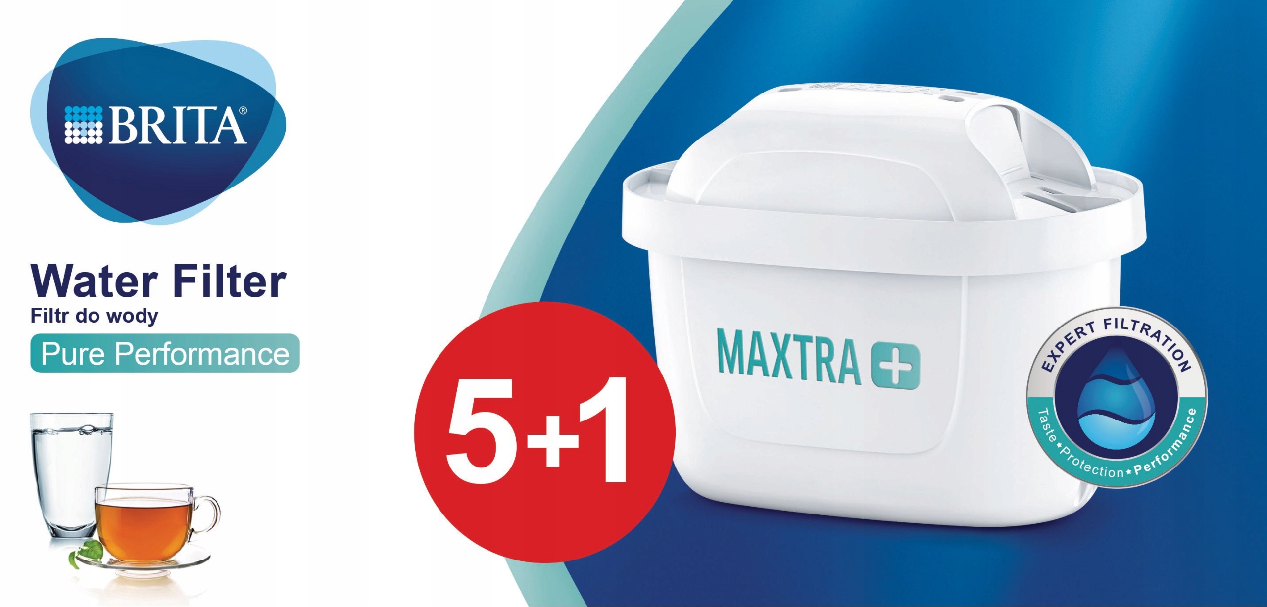 

Brita Maxtra Plus+ New Wkład Filtr Do Wody 5+1
