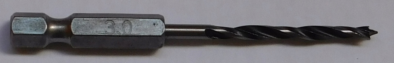 

Wiertło Bosch bit fi 3 mm Hss drewno Hex Ixo Uneo