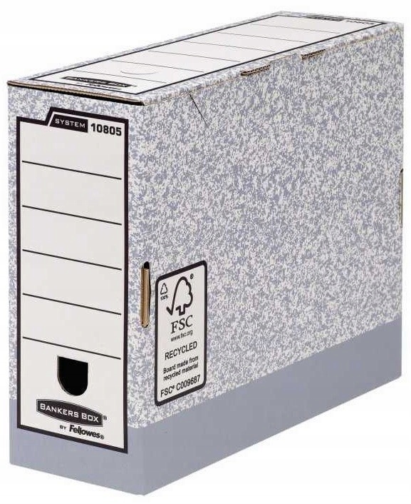 

10x Pudło archiwizacyjne Na Akta Fellowes 80mm