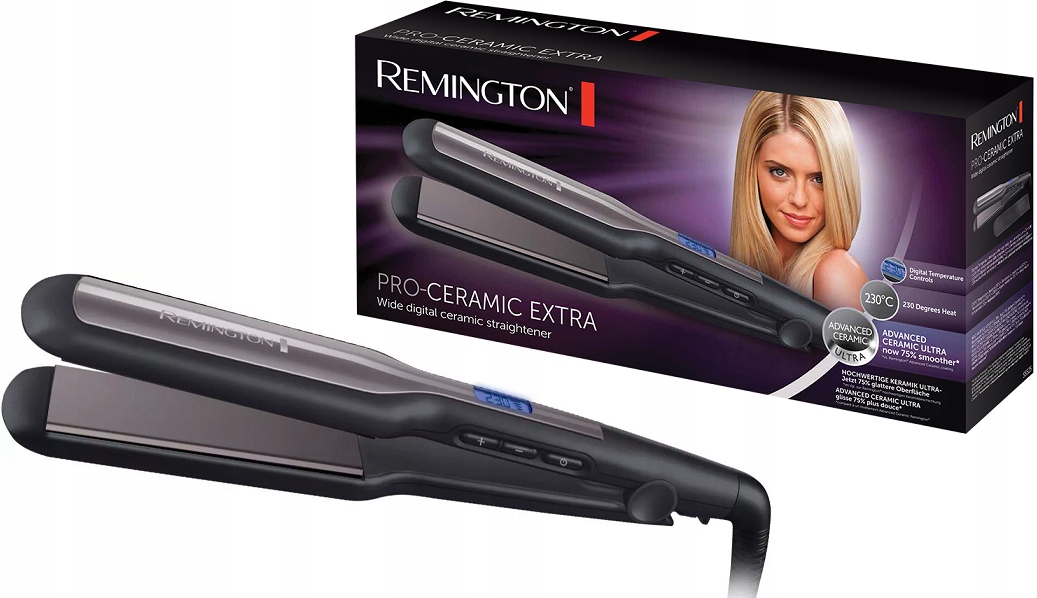 

Prostownica Remington S5525 LCD Ruchome płytki