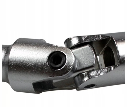 NASADKA Z PRZEGUBEM DO ŚWIEC 9mm x 127mm CHROM 3/8 378509M Marka King Tony