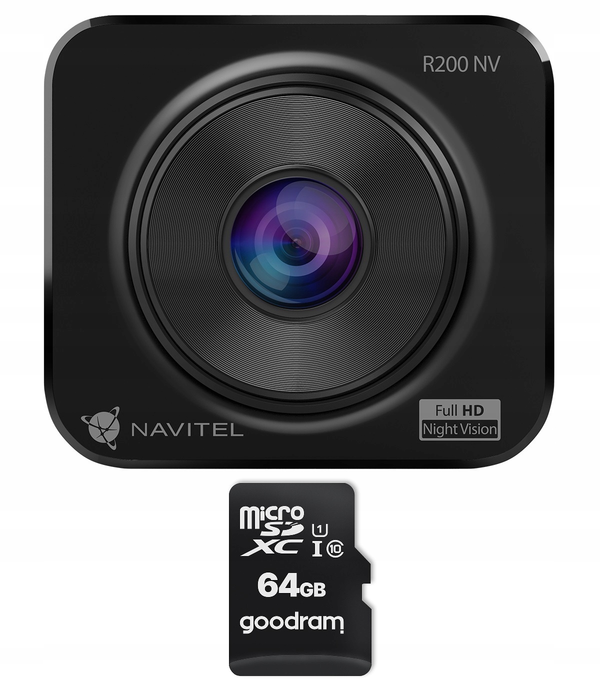 

Wideorejestrator Navitel R200 Nv + Karta 64 Gb