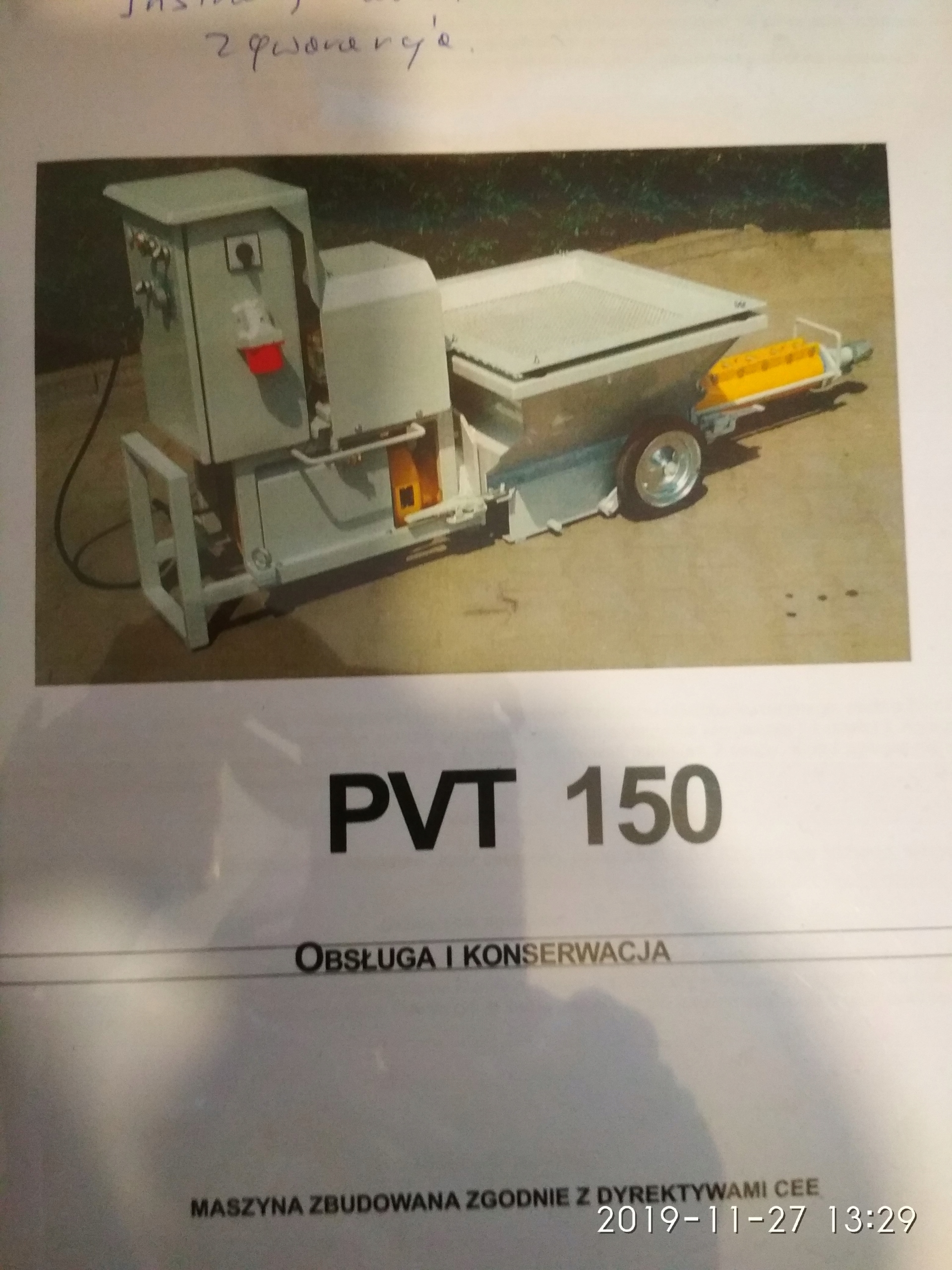 штукатурный агрегат типа KALETA 150