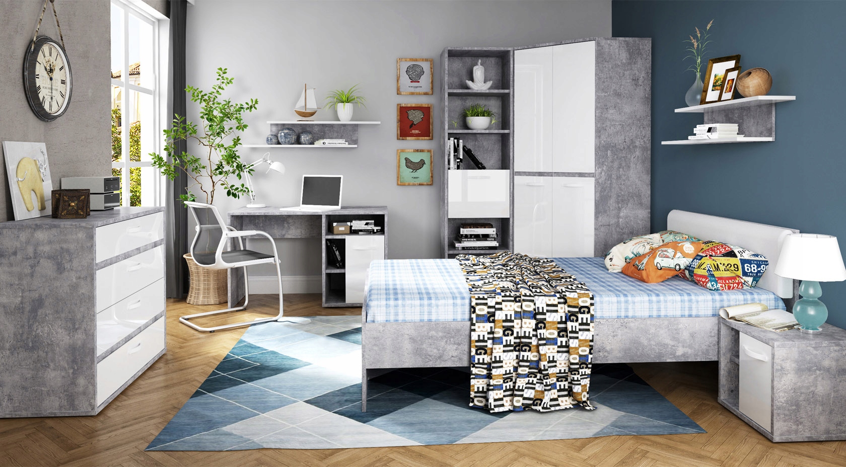 Regał CANMORE CNMR421R , FORTE , GRATISY, 24H Kolekcja CANMORE