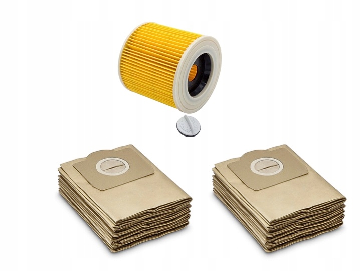 

10x Worki Filtr Do Karcher Wd 3.200 MV 3
