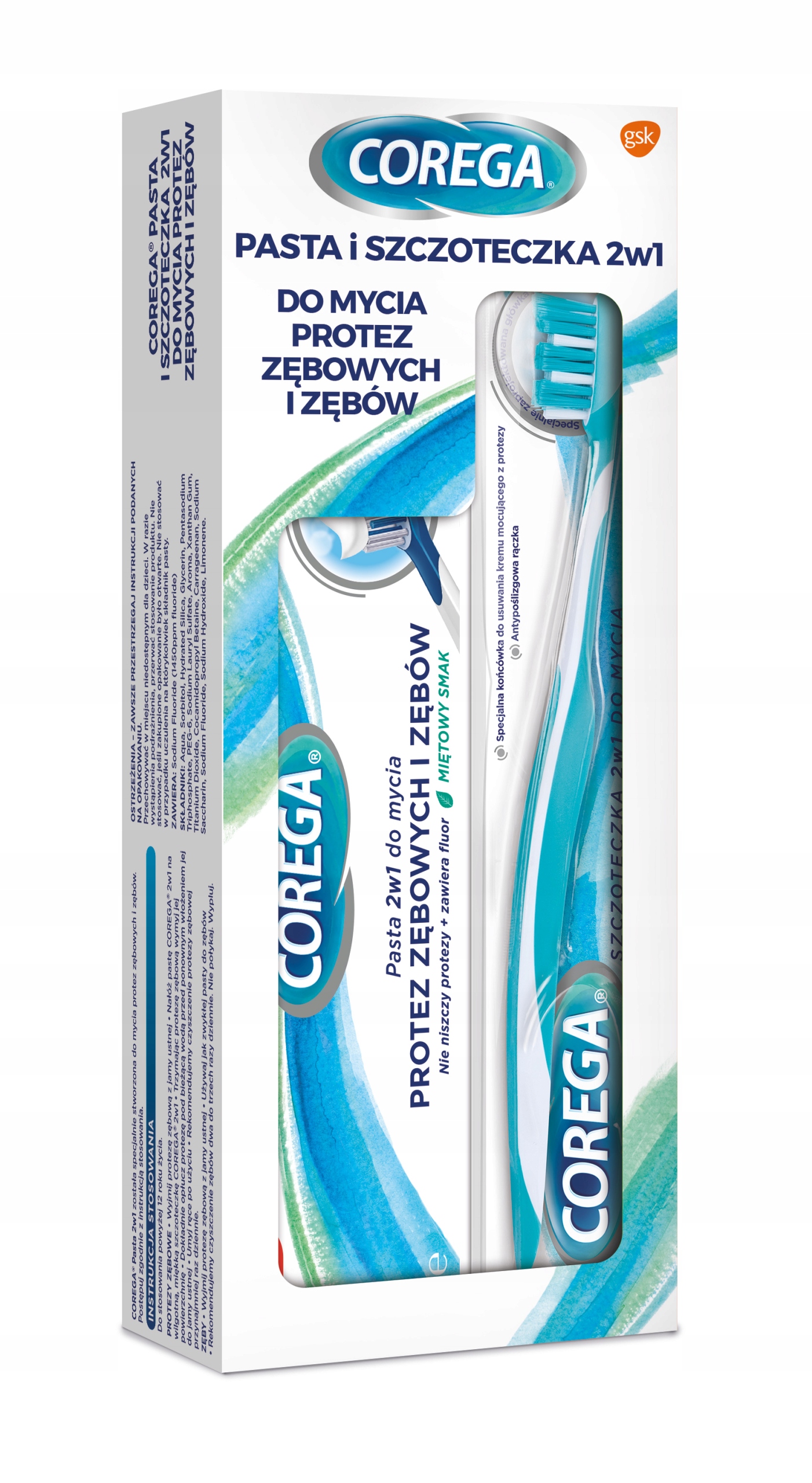 

Zestaw Corega Pasta 75ML + Szczoteczka 2W1