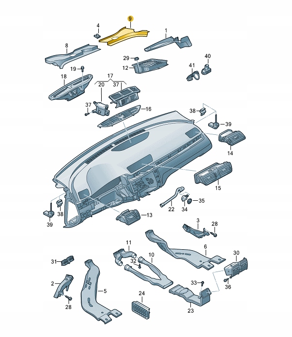 PODSZYBIE ODRZUTNIK WODY VW Passat CC prawa Typ samochodu Samochody osobowe
