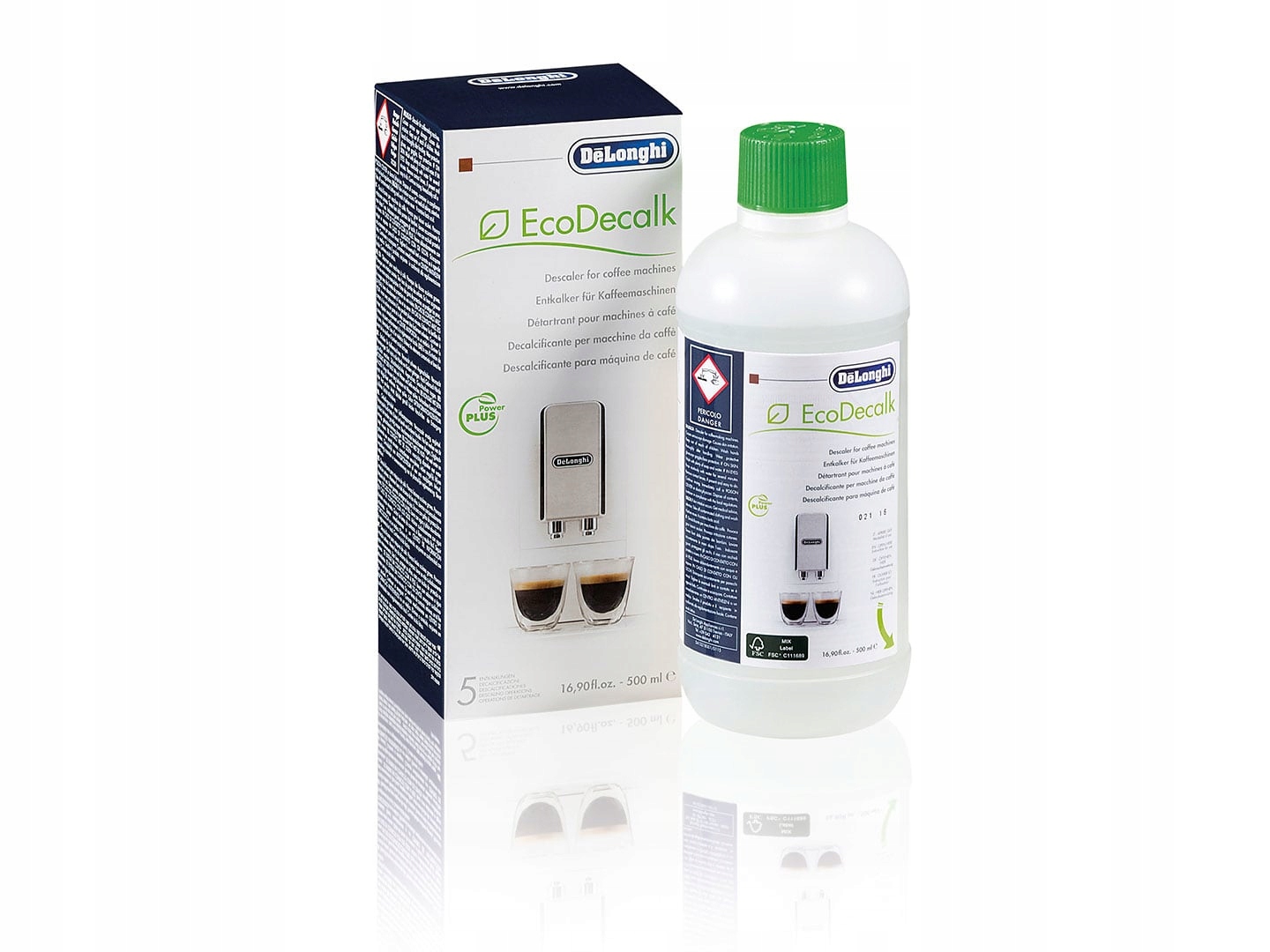 ODKAMIENIACZ ECODECALK DO EKSPRESÓW DELONGHI 500ml Kod producenta eco decalk de longhi SER3018 DLSC50