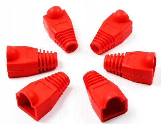 50 SZT. OSŁONKI WTYCZEK RJ45 MIX KOLORÓW Rodzaj Wtyki RJ45