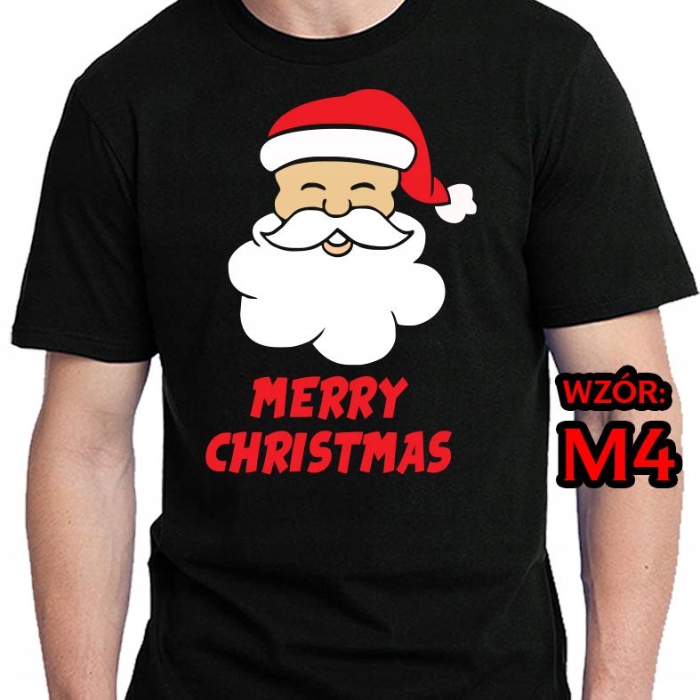 Koszulka Świąteczna Mikołaj prezent Renifer 134 Rozmiar (new) 134 (129 - 134 cm)