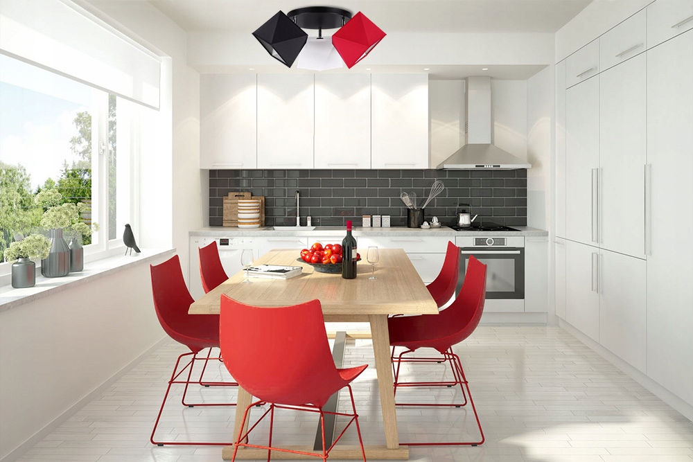 LAMPA WISZĄCA SUFITOWA PLAFON ŻYRANDOL DIAMENT LED Maksymalna moc pojedynczego źródła światła 60 W