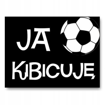 

Naklejki na buty para Ja Kibicuję 2szt