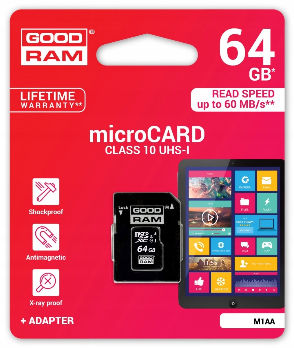 

Karta pamięci 64 Gb do wideorejestratora jazdy XX8