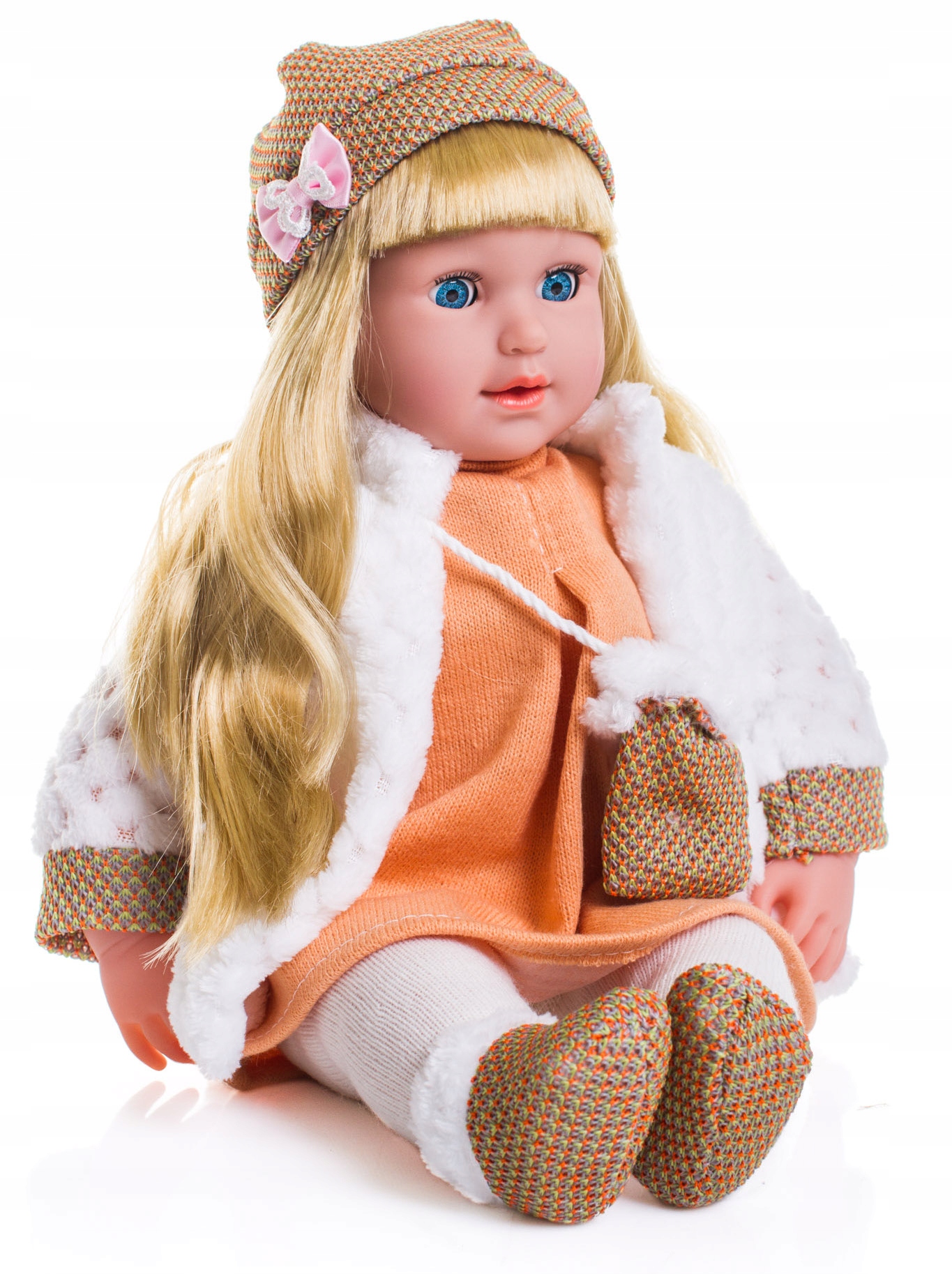 LALKA BOBAS INTERAKTYWNA DUŻA śpiewa i mówi PL 35 Kolor wielokolorowy