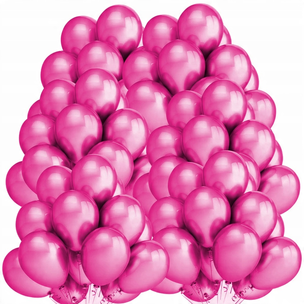 

Balony Metaliczne ślub Urodziny 100 szt Różowe