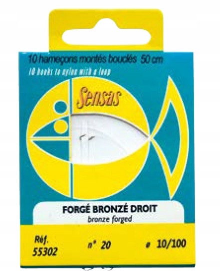 Sensas Bronze Dr. Haczyki z Przyponem 6/0,22mm
