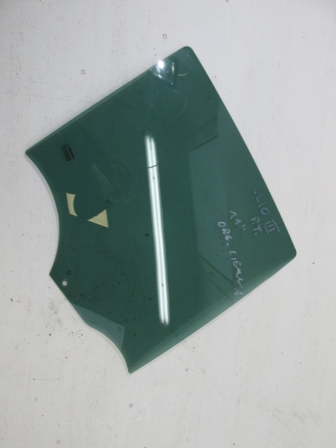 SZYBA DRZWI PRAWY TYŁ RENAULT CLIO III 2011