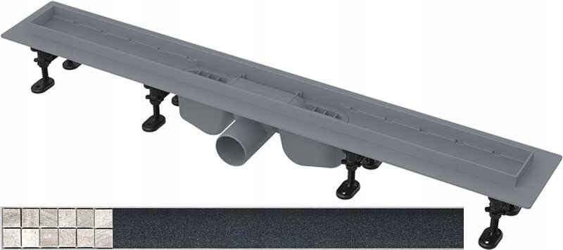 AlcaPLAST Odpływ Liniowy 75cm Niski 63L pod Płytkę