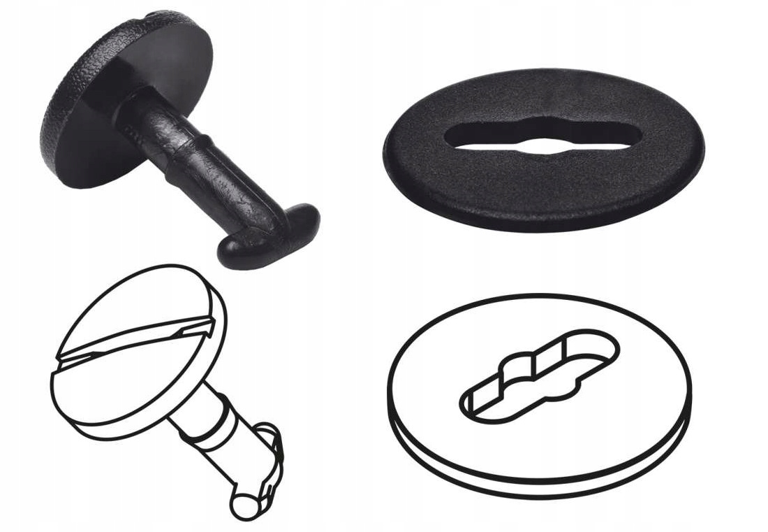 

Stopery Spinki Do Dywaników Bmw np, E34, E39, E46,