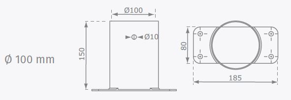Łącznik do belki kwadratowej 90/90mm huśtawka ogro Rodzaj akcesoria