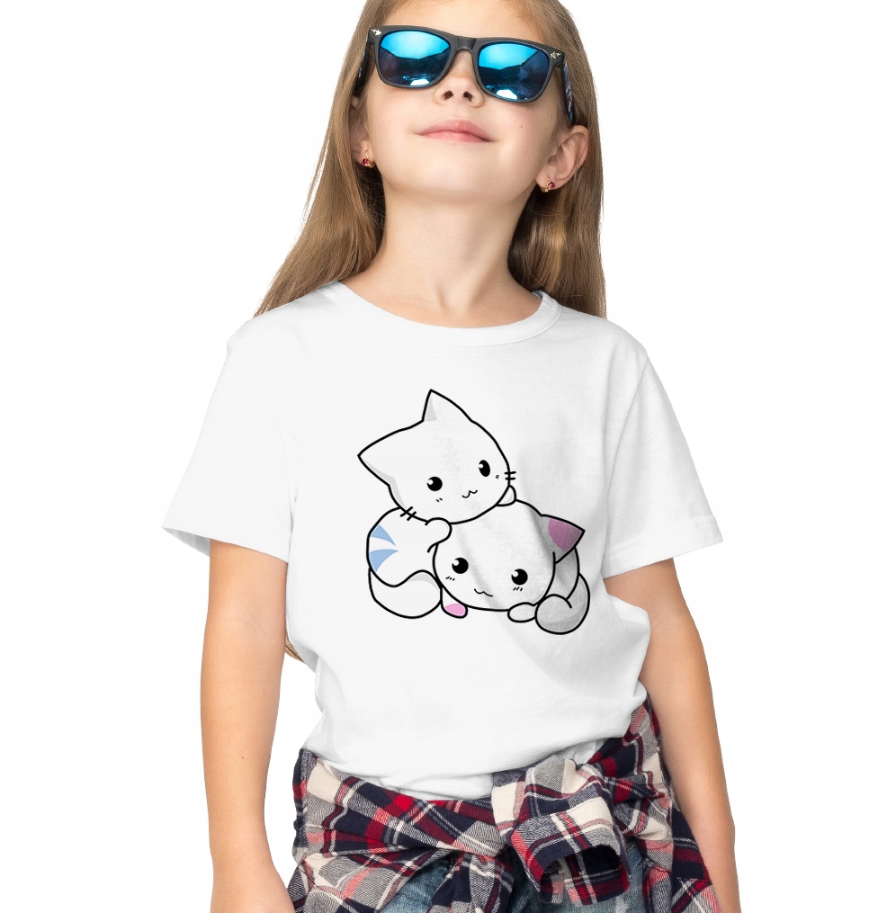 

Kot Koty Różne T-shirt Koszulka 7/8 lat