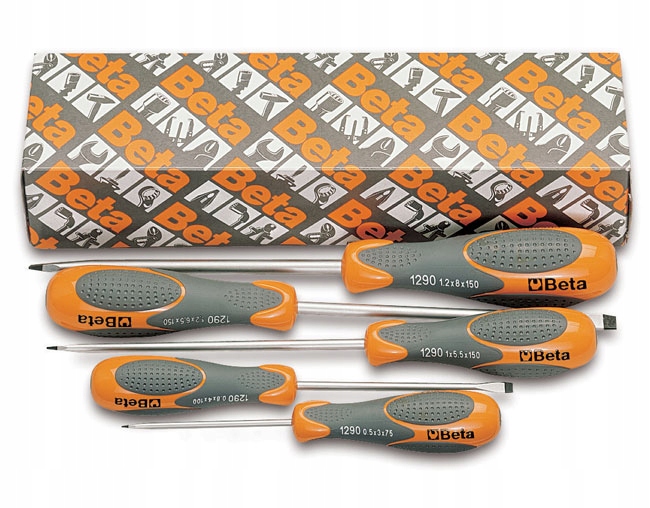 Набор плоских отверток 5 шт бета 1290 / S5