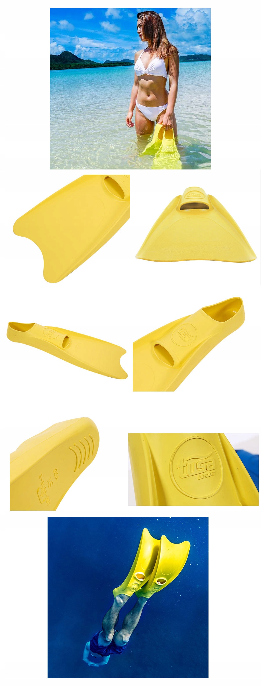 TUSA PŁETWY kaloszowe UF1202 GUMOWE S 38-40 BL Rozmiar zakresowy 38-40