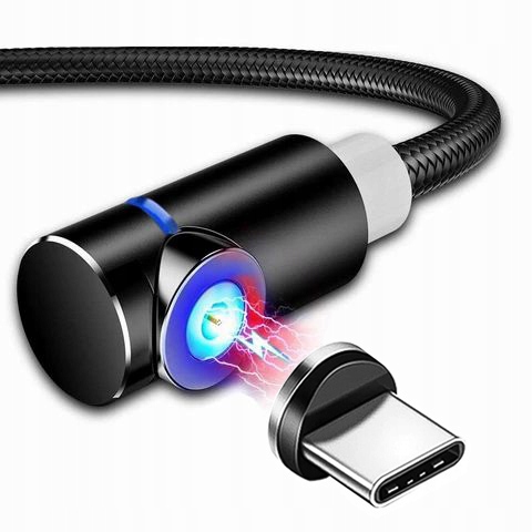 

Kabel Magnetyczny Kątowy Usb Quick Charge Usb-c