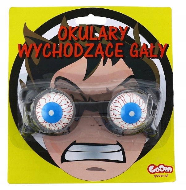 OKULARY SPRĘŻYNA GOOFY WYPADAJĄCE OCZY IMPREZA HIT Marka Tamipol