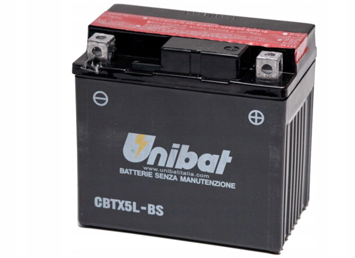 

Akumulator Unibat CBTX5L-BS 4Ah YTX5L-BS