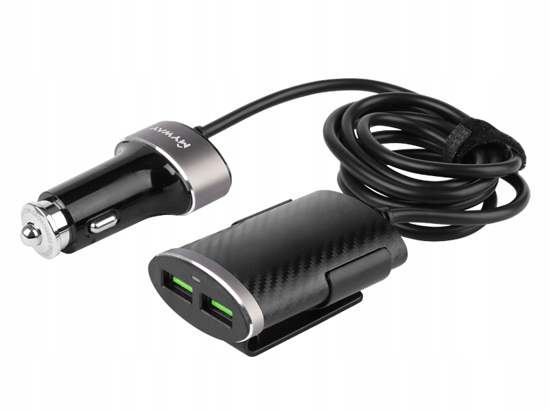 

Ładowarka samochodowa Myway 12V-24V 5.1A z klipsem