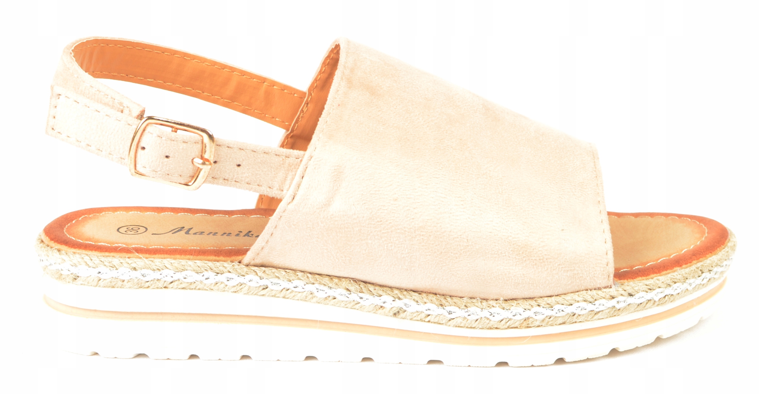 

Sandały Damskie Espadryle Beż LS-8949 R 38